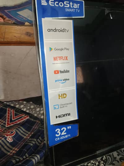 EcoStar 32inch Smart LED TV 1 week used only