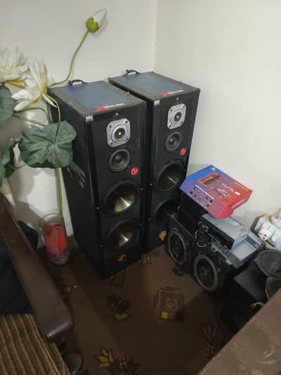 GL original X METAL BASS powered woofers