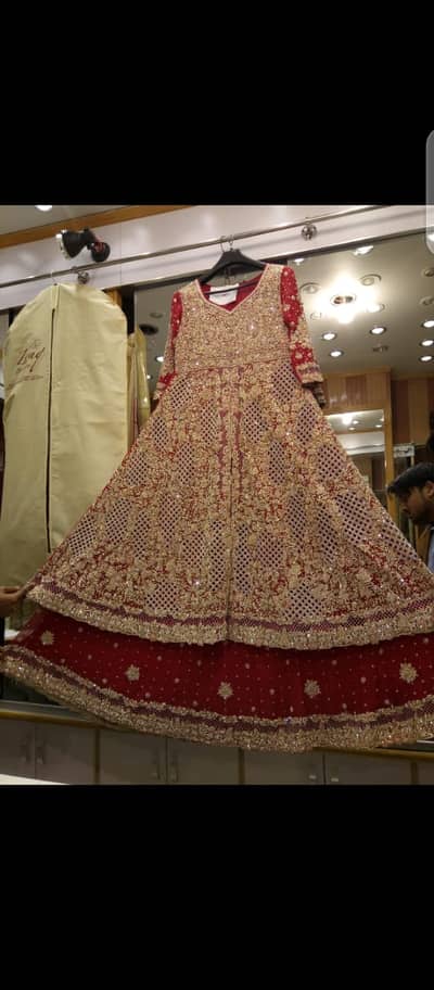 Bridal Lehnga (Pure Chiffon) Designer Inspired (Shiza Hassan)