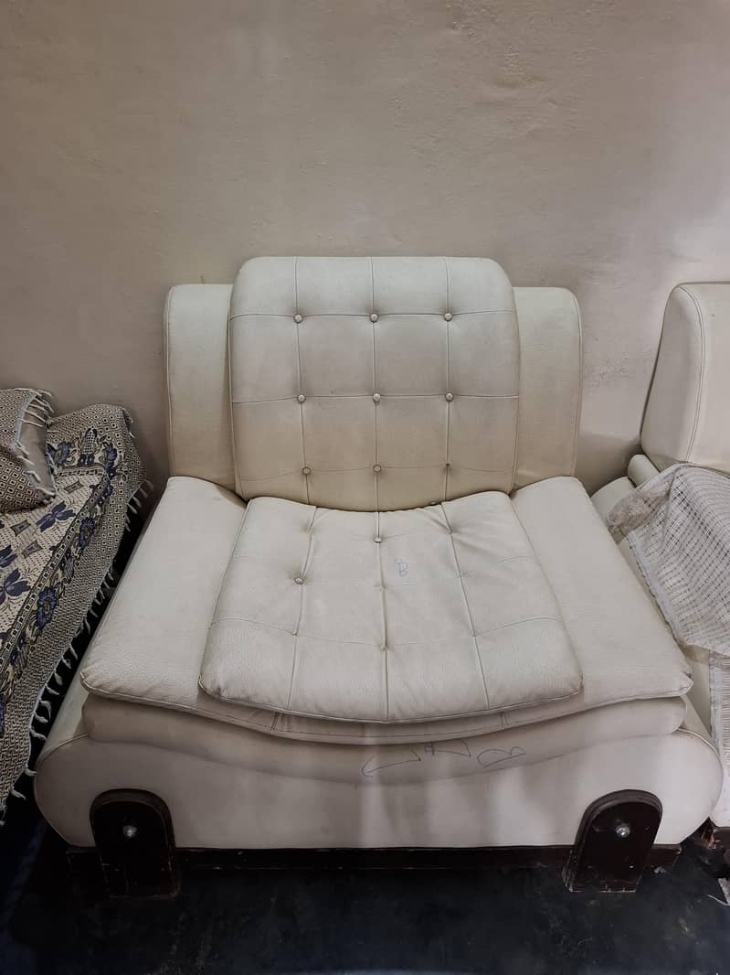 Wight leather sofa set 3