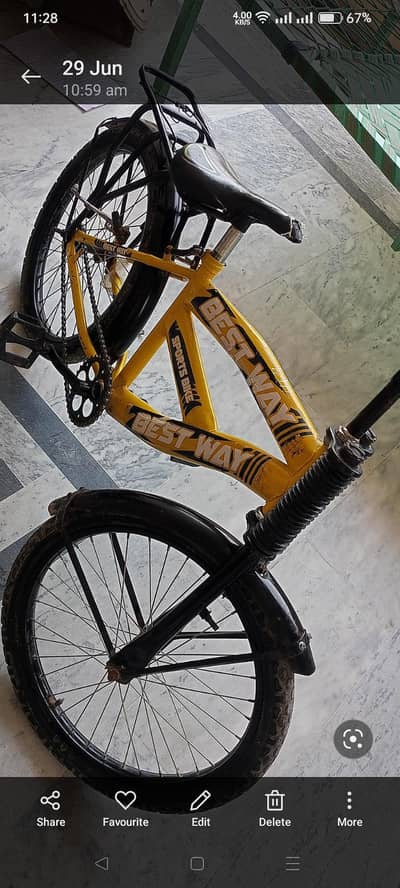 By cycle