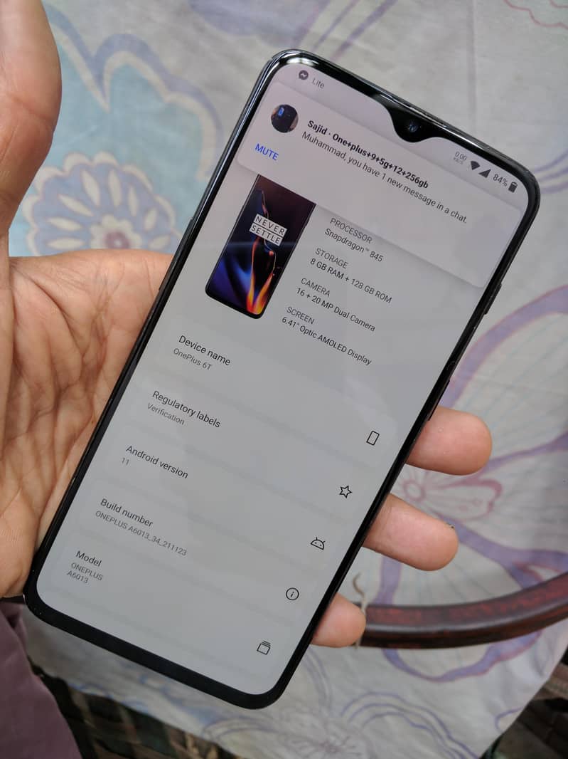 One Plus 6T 5