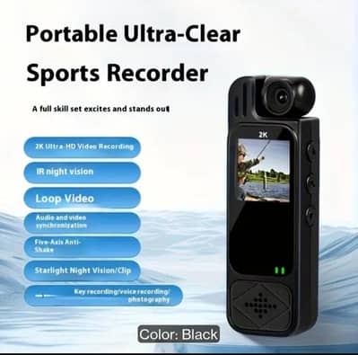 Portable Video camera with 64 gb SSD card