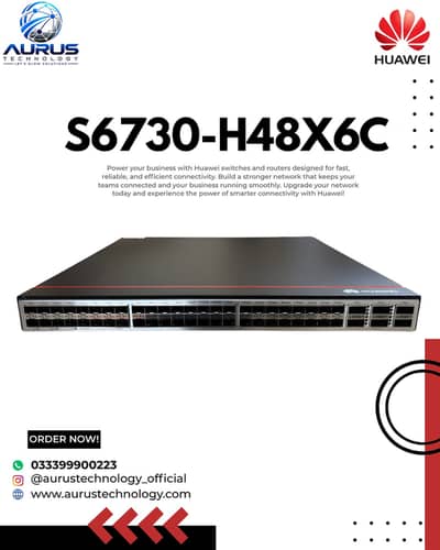 Huawei S6730-H48X6C Enterprise Network Switch | 48-Port
