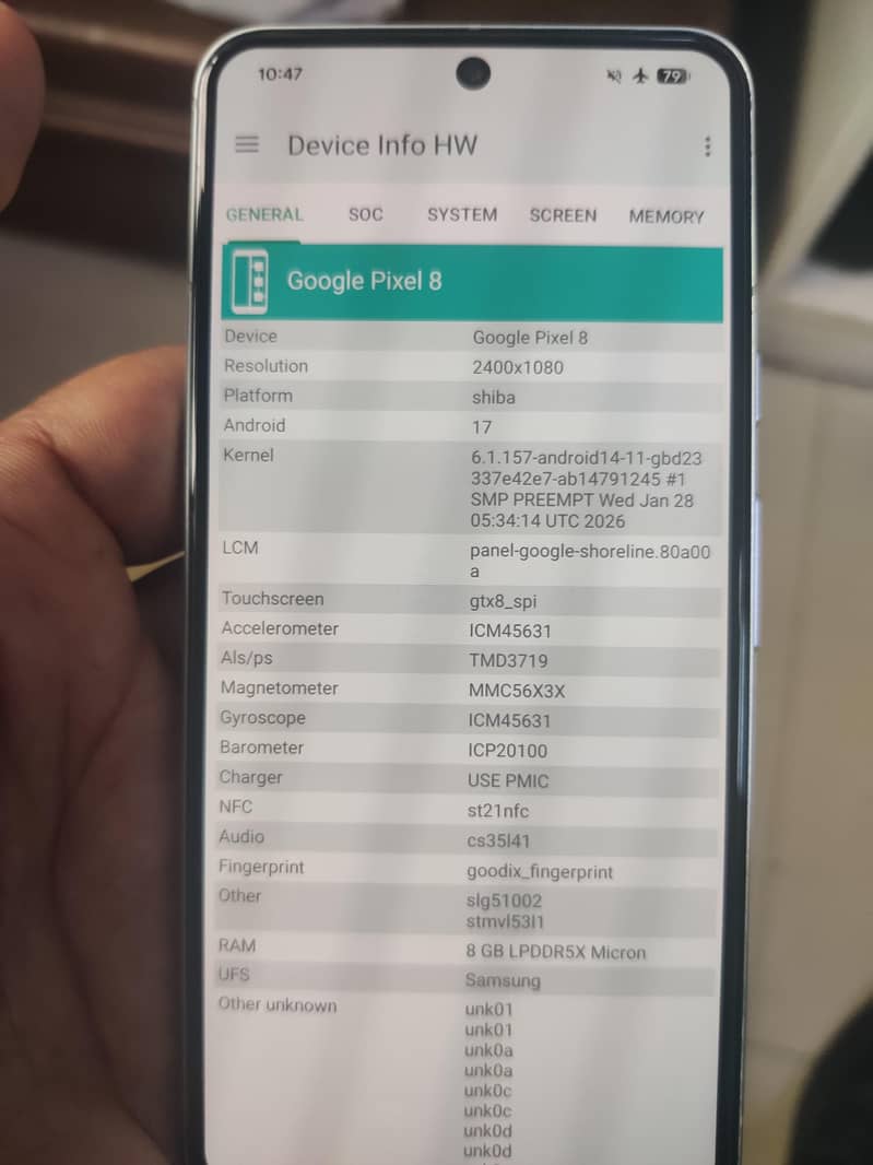 Google Pixel 8 6