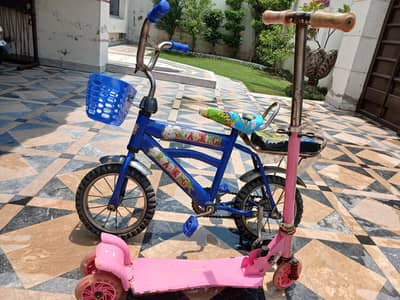 Child Bicycle and Sacoty