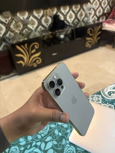 iPhone 15 pro max natural titanium Non-PTA JV 9.8/10 Condition