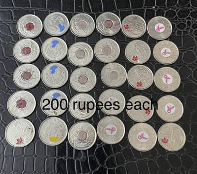 Canadian colourful Comimortave coins check All's pictures and details