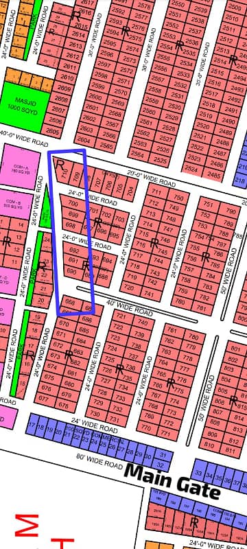 R-710 - NTR - Gold Block - 200Sq. Yard