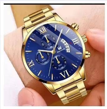 1pcs/set, Men's Fashion Quartz Watch Stainless Steel A R3228