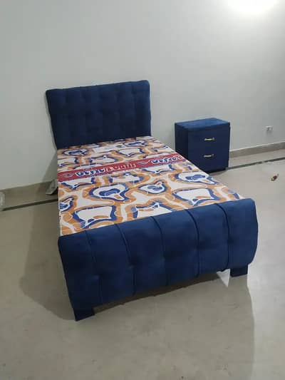 Single Bed/Single Bed Set/Wooden Single Bed/single bed poshish bed