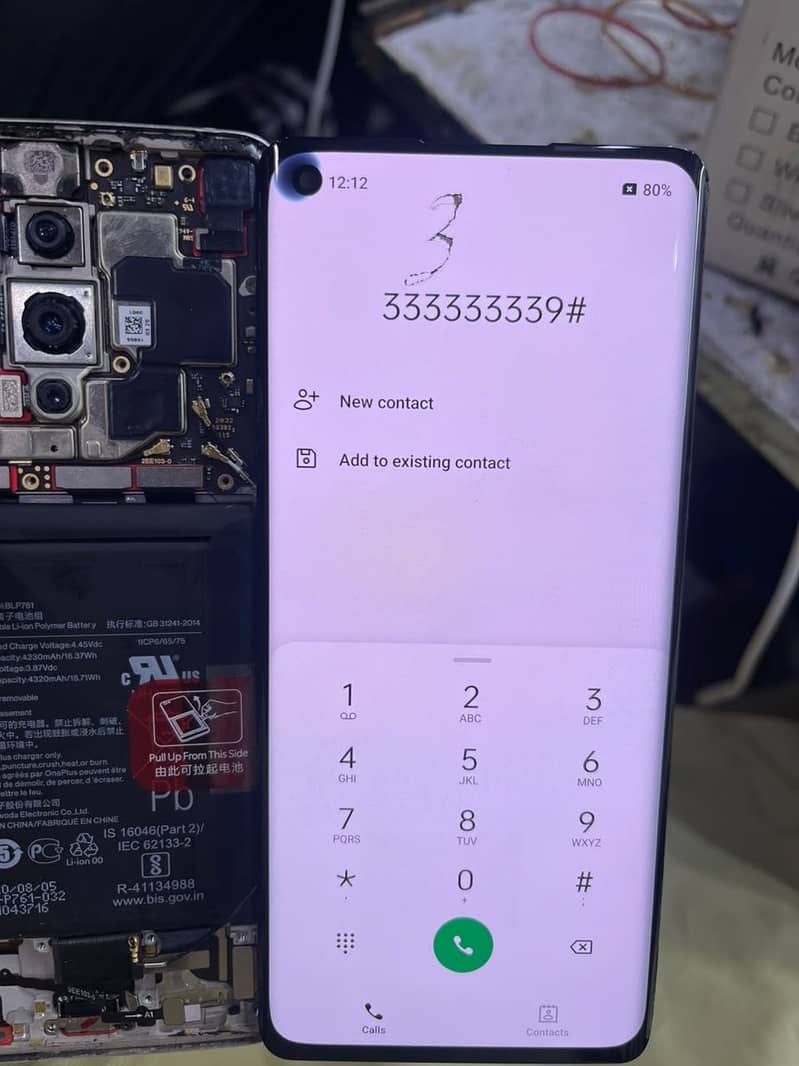 One plus 8 original panel dotted 1
