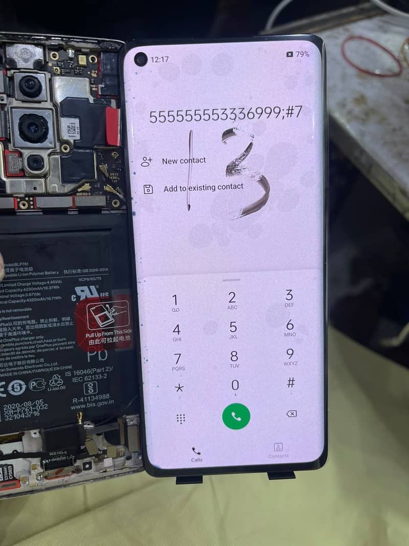One plus 8 original panel dotted 10