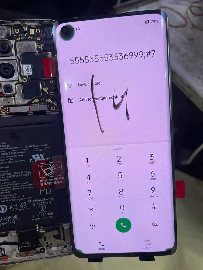 One plus 8 original panel dotted 14