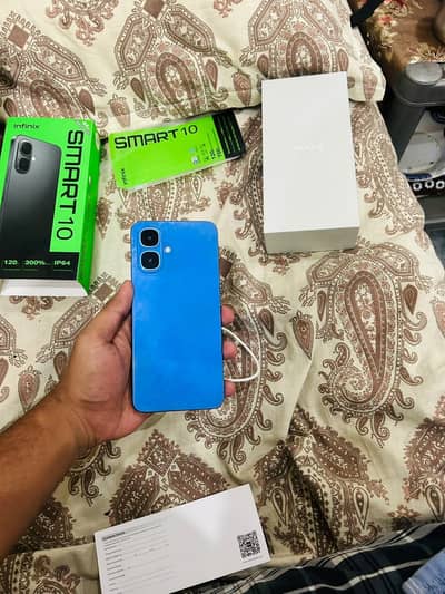 Infinix smart 10 total genuine new condition with box and charger