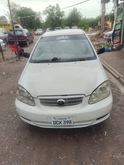 Toyota Corolla XLI 2007 Modal Punjab Number Biomatric on the Spot
