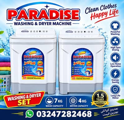 BrandNew Washing Machine & Dryer Set Complete Accessories Wholesale
