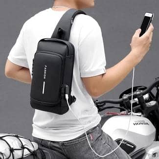 Anti-Theft Crossbody Bag | Password Lock + Hidden Pockets, USB Charge
