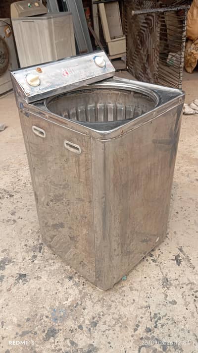 Stainless Steel Washing Machine in New Condition