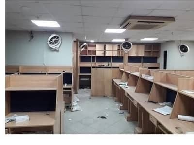 Semi Furnished Area 2200 Square Feet Brand New Corporation Office Available For Rent In Barket Market Garden Town Lahore