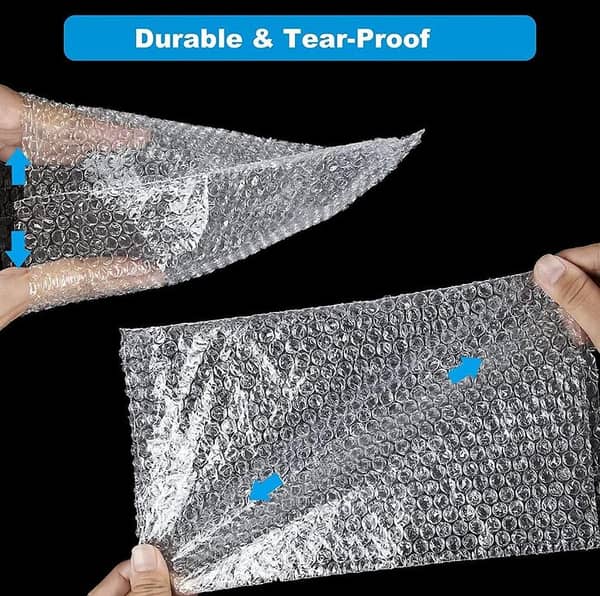 24 pcs Poly Bubble wrap Bags Clear Shakeproof Recyclable Small & Large Packing Pouches