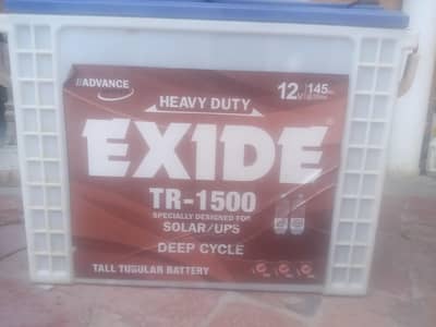 Exide Tall Tublur Bettry 1500 TR  150 ampere