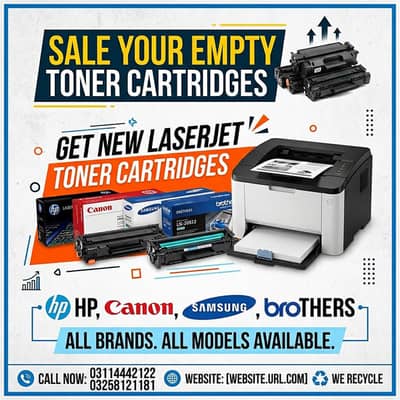 LaserJet printers and Toner Cartridges Refilling 0311--4442122