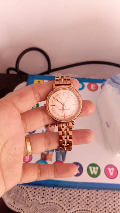Michael Kors Cinthia Rose Gold Stainless Steel Rose Gold Dial Quartz