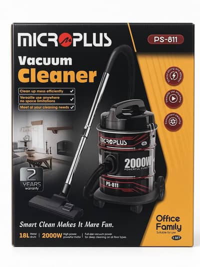 Title: Microplus Vacuum Cleaner PS-811 (2000W / 18L) - Brand New*