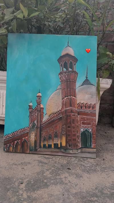 oil painting with each light and darks