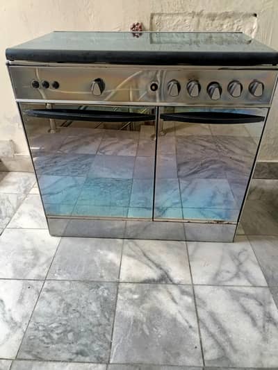 Cooking Range, Oven Kitchen Large Size with 5 Gas Stoves