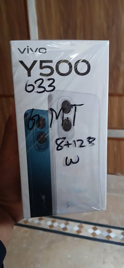 Vivo Y500.8GB 128 GB  jast actve 27 9 26