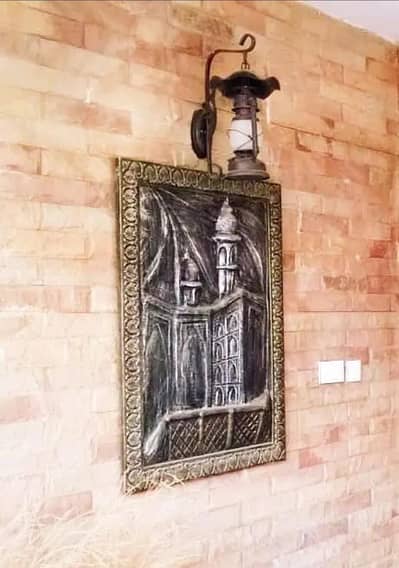 Beautiful 3D Art Painting of Mosque