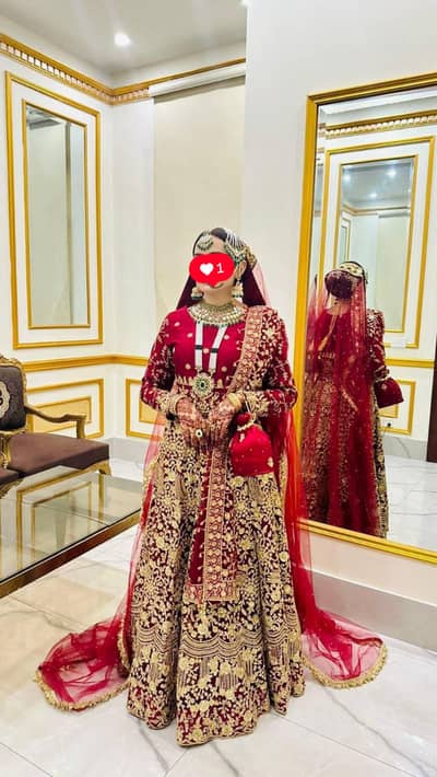 Bridal dress inspired by Sabayasachi indian designer