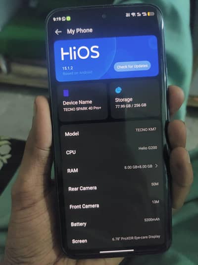 Tecno spark 40 pro plus