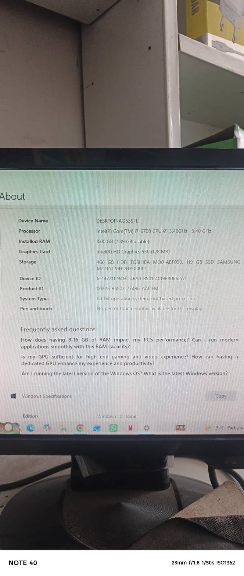 intel core i7 6th generation 2