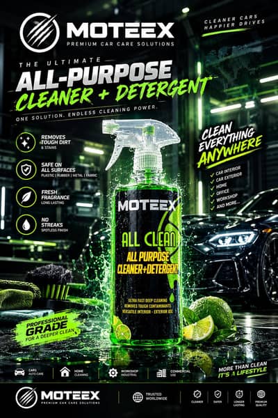 MOTEEX All Clean - All Purpose Cleaner + Detergent