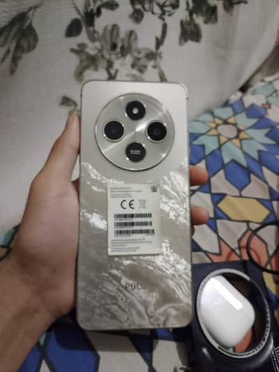 Used mobile condition 10 by 9 box or charger hn  mobile name poco c75