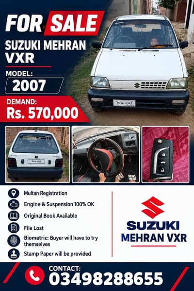 Suzuki Mehran VX 2007