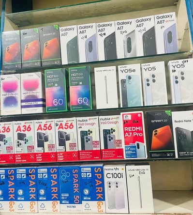 Infinix  all mobiles box pack