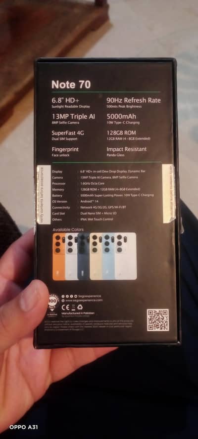 SEGO Note 70 4+4 /128