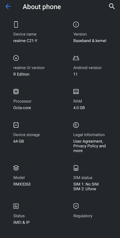 Realme C21Y