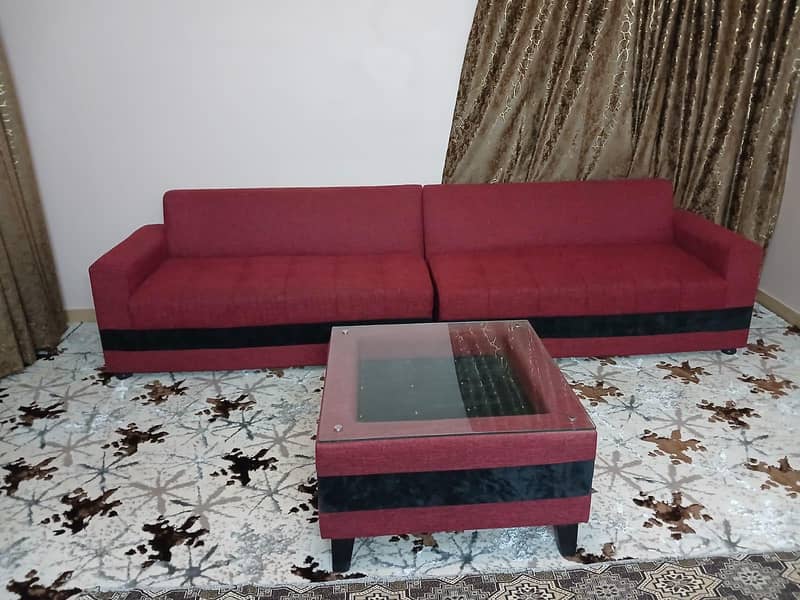 Sofa Set With Table 2