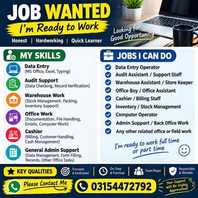 am looking for a job