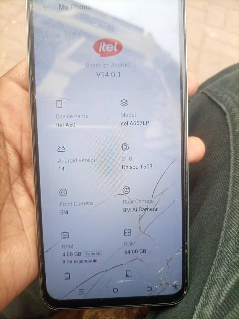 Itel A50 8