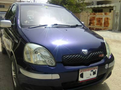 CALL 03242038077 VITZ 2003/2006 METALLIC BLUE BEHTREEN CONDITION