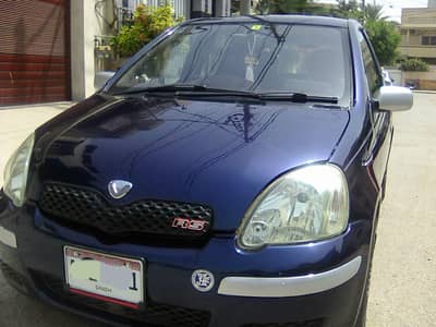 CALL 03242038077 VITZ 2003/2006 METALLIC BLUE BEHTREEN CONDITION