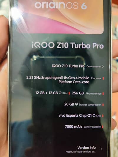 Vivo Iqoo Z10 Turbo Pro