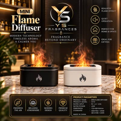 YS Fragrances Mini Flame Diffuser – Humidifier