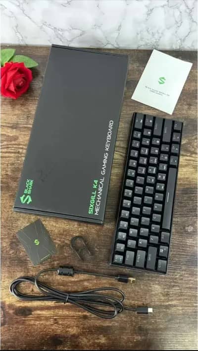 Brand New Black Shark Sixgill K4 Mechanical Gaming Keyboard | Box Pac